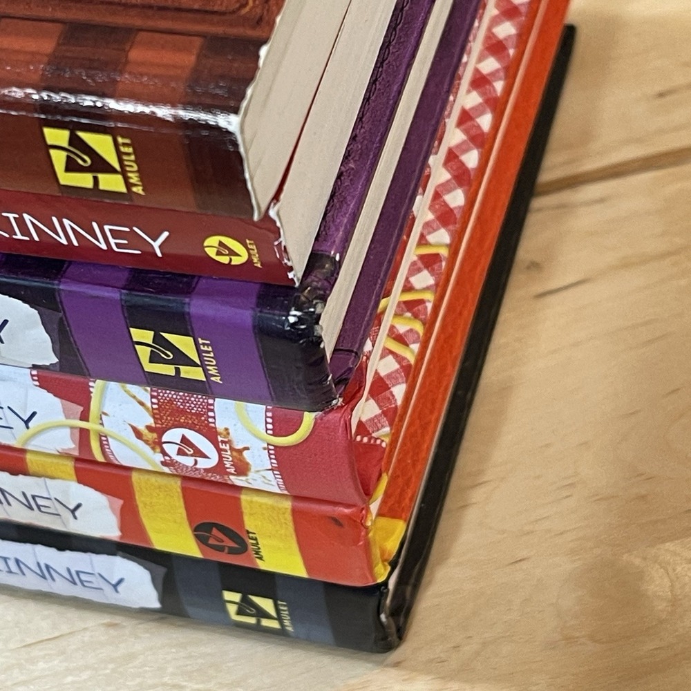 Diary of a Wimpy Kid 6 Book Lot by Jeff Kinney Mixed Hardcovers Hot Mess - Picture 10 of 12